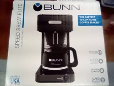 Bunn Speed Brew Elite 10 Cup Coffee Maker CSB2 Grey, Used