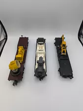 Vintage Lot of 3 O Scale Specialty Flatbed Train Cars