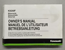 GENUINE IN GOOD CONDITION KAWASAKI KX250F 2018 MX OWNERS MANUAL - 99976-0084