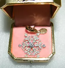 Juicy Couture 2008 Limited Edition Winter Snow Flake Charm or Pendant