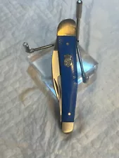 CASE Seahorse Whittler Smooth Blue G-10 NIB!