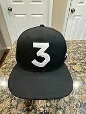 Chance the Rapper '3' Logo 9FIFTY Adjustable Snap-Back New Era Cap - Black