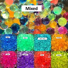 SALE! 1LB Bulk Marbled Water Beads Vase Filler,Centerpiece,Crystal Pearl,Gel Orb