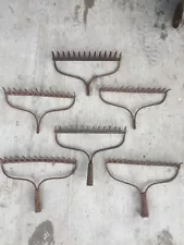 Metal Hay rakes Lot Of 6 Farmhouse Decor