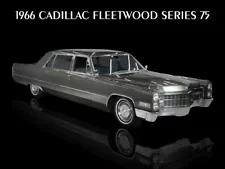 1966 Cadillac Fleetwood Series 75 NEW METAL SIGN: Beautiful Restoration!