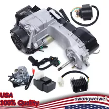 Long Case GY6 Single Cylinder Scooter Complete Engine Motor CVT 150CC 4-Stroke