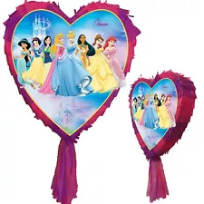 Princess Birthday Heart Piñata Party snow white Ariel Cinderella Aurora Belle UK