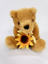 Jockey for her Sunflower Teddy Bear Tan Plush Stuffed Animal Toy Gift 7in