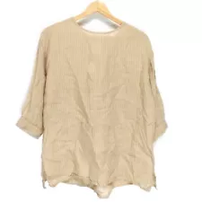 Auth maison de soil - Beige Yellow Women's Cutsew