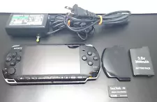 Sony PSP-3000 Console Black w/Charger + Battery + 4GB MEMORY Confirmed Operation