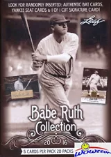 2016 Leaf Babe Ruth Collection FACTORY SEALED Box-20 Packs-Look for AUTOGRAPH!