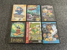 Sega Genesis 6 Game Lot