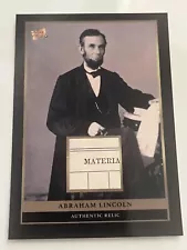 ABRAHAM LINCOLN Pieces of the Past Relic 2024 #RELIC-AL