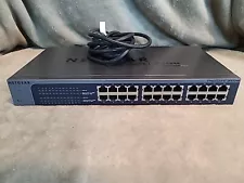 Netgear ProSafe Plus JFS524E 24 Port Fast Ethernet Switch w/ Power Cord