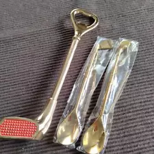 Nissan Novelty Bottle Opener Retro Golf Spoon Set Cutlery Not For Sale Goods