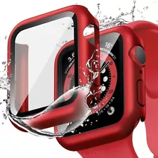 For Apple Watch Case Series 4/5/6/7/8/9 SE Screen Protector Protective Cover