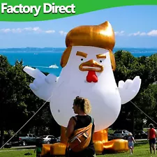 Customized Trump Inflatable Chicken 10 Feet / 3 Meters Inflatables Advertising