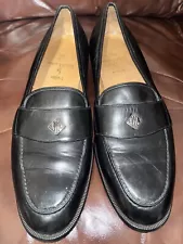 Polo Ralph Lauren Monogram Loafer Shoes Made Italy 12 D