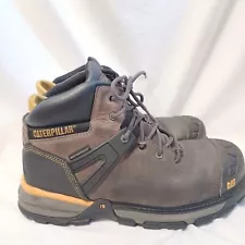 Caterpillar Mens 11 Excavator Superlite WP Composite Toe Work Boot Pewter P91197