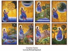 Orthodox Creation Icons - Medium - Set (8)