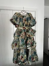 Beautiful floral dress Viral & Other Stories UK 16 Worn Once Wedding Occasion