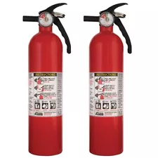 Fire Extinguisher Multi Use Home Office Shop Emergency 1-A:10-B:C Kidde 2 Pack