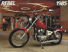 1985 Honda CMX250 C - REBEL - Motorcycle Sales Brochure - Literature