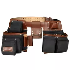 TRUTUCH Nylon and Leather Tool Belt | Framing Tool Bags | Carpenter | Electric