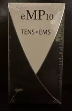 eMP10 TENS EMS Medical Grade Pulse Massage Unit Class 2 Device Black NEW SEALED