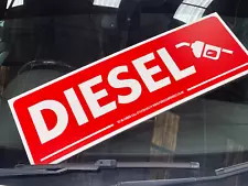 5 X Car/Vehicle For Sale DIESEL Correx Reusable Signs Assorted wordings RED