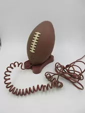 Vintage Sports Illustrated Football Phone With Tee Stand -tested works