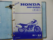 Factory Honda CBX Service Manual - 1981-1982