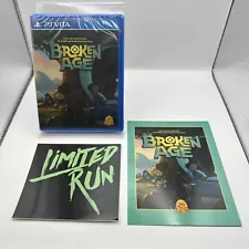 Brand New - Broken Age W Card - Sony Playstation Vita - Limited Run LRG - Sealed