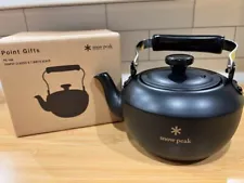 Snow Peak Teapot Classic 0.7L Matte Black Kettle Pot Not for sale gift japan