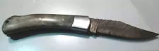 New ListingHand-forged Damascus Steel Blade With A Hand Made Bone Handle