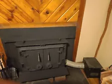 wood burning fireplace insert with blower