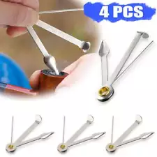 4pcs Pipe Tamper Reamer Tobacco 3 in 1 Smoking Cleaning Tool Stainless Steel