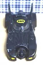 VINTAGE 1989 BATMOBILE DC COMICS DIECAST CAR BLACK YELLOW