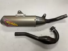 2009 KAWASAKI KLX 250 SF FMF EXHAUST HEAD PIPE SILENCER MUFFLER 09 KLX250SF / S