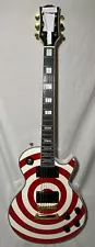 Custom Shop ZAKK WYLDE Red Bullseye LP Electric Guitar With SKB HARDCASE