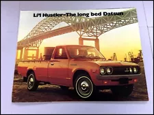 1975 Datsun Pickup Li'l Hustler Truck Original Vintage Sales Brochure Catalog