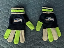 Seattle Seahawks Youth Fall Winter Knit Gloves NFL by Forever Collectibles