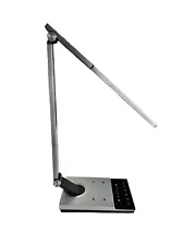 WorkPro LED Desk Lamp With Wireless And USB Charging Base,16-1/2"H, Gray Pre Own