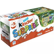 Kinder Surprise Chocolate Eggs 3 Pack