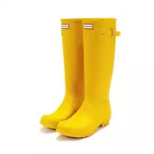 Womens Hunter Original Tall Waterproof Matte Rain Boots