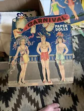 CARNIVAL PAPER DOLLS - Wonderful dress-up costumes for 6 dolls!