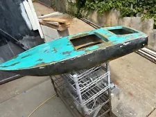 HOOVER Gas CRACKERBOX RC Boat Carbon FIBERGLASS Hull