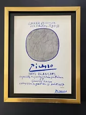 PABLO PICASSO | Vintage 1964 Signed Offset Lithograph | Ltd. Ed | Framed