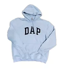 Dapper Dan x Gap DAP Hoodie Blue Size L DAP Arch Logo