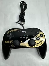 ðºð¸US SELLER - Official Nintendo Wii Sengoku Musou 3 Black Pro Controller